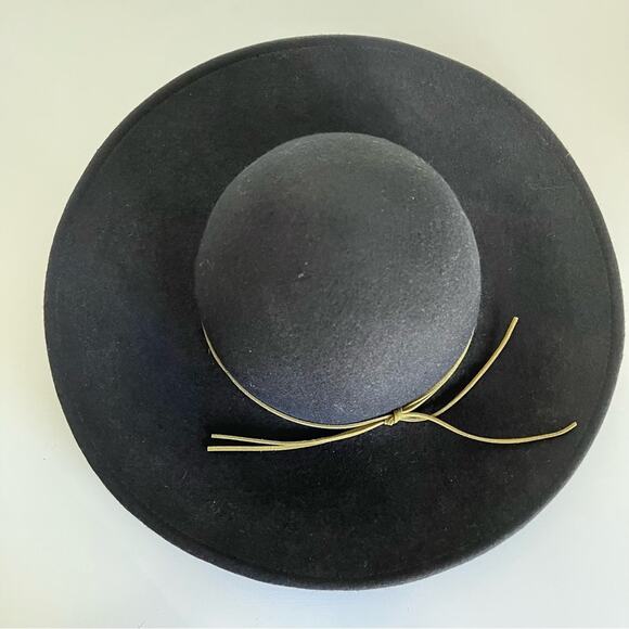 World Market 100% Wool Black Hat - Picture 5 of 8